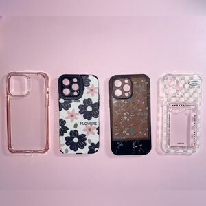 iPhone 14 Pro Max Cases bundle of 4 excellent condition for girlies